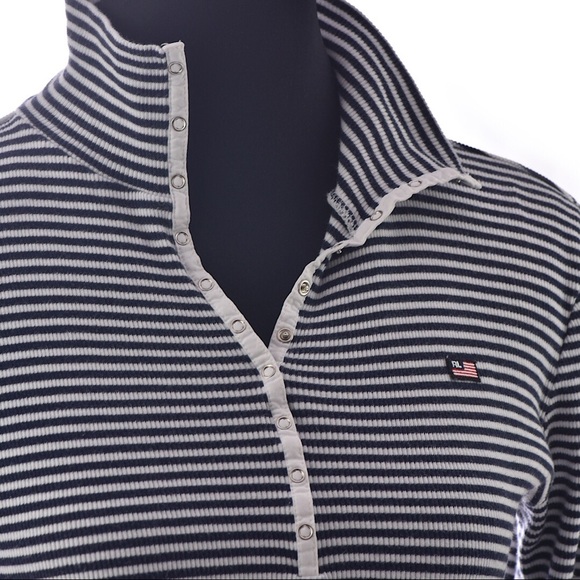 Ralph Lauren Polo Jeans Vintage Sweater Striped - Picture 8 of 8